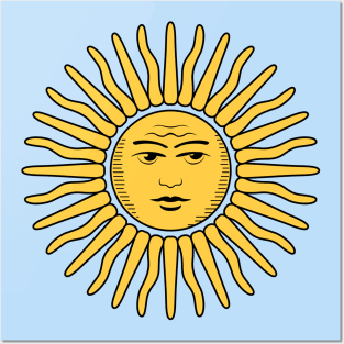 Sol de Mayo - Sun of May - clean design Posters and Art